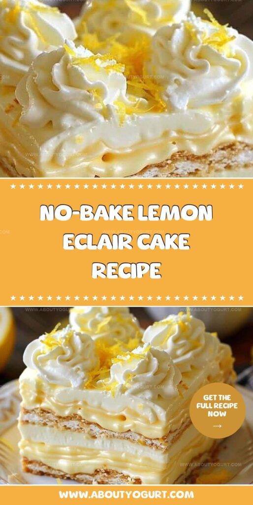 lemon eclair cake