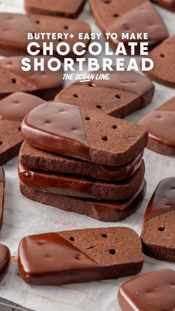 chocolate shortbread cookies