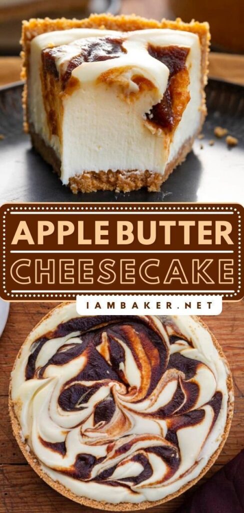 no bake apple butter cheesecake