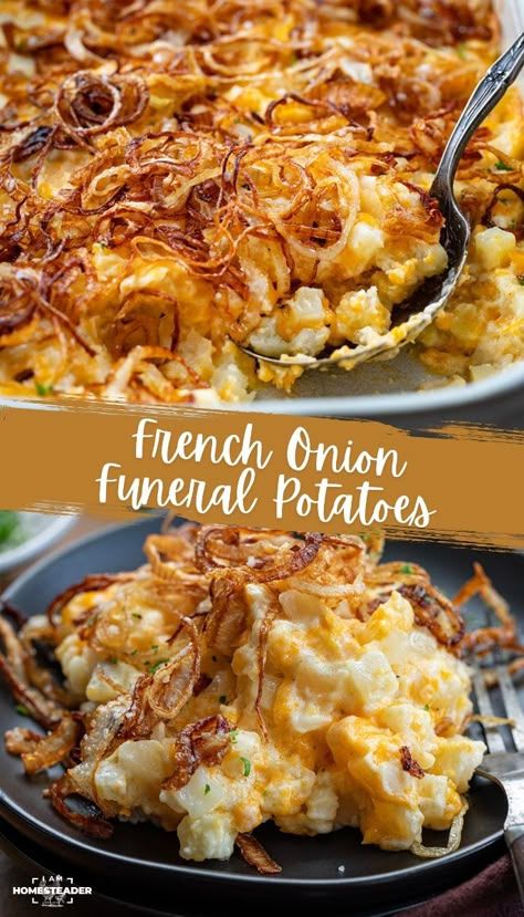 caramelized onion smashed potatoes