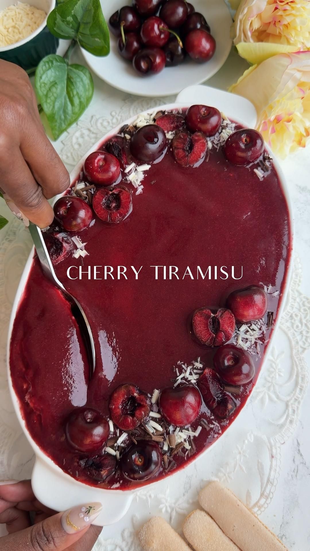 Cherry Almond Crisp