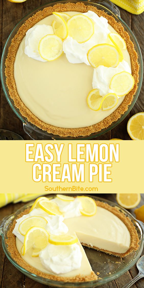 Easy Lemon Cream Pie