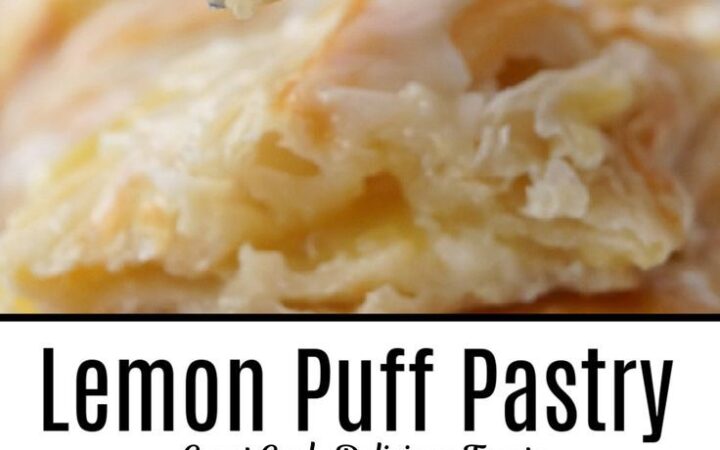 homemade lemon pastry
