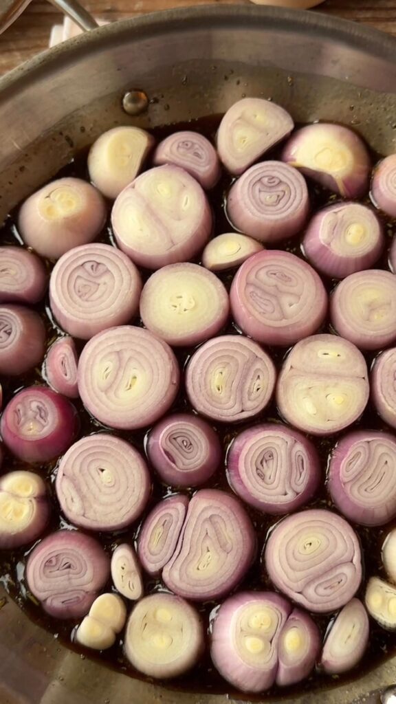 caramelized onions and shallots recipe