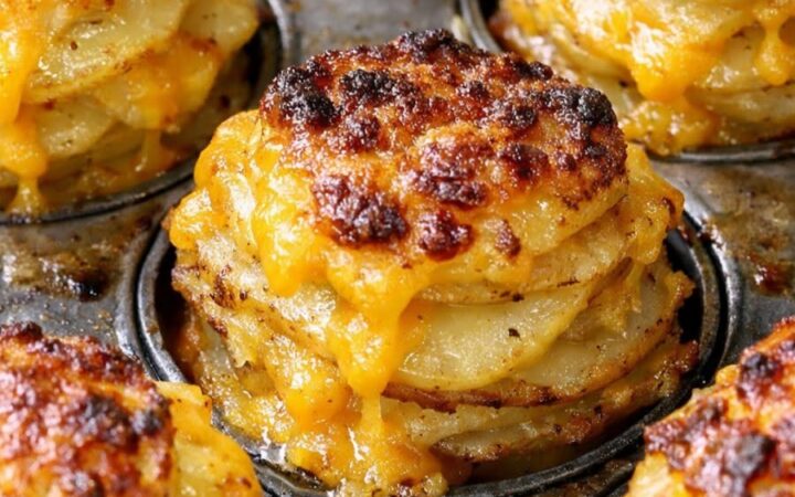 3 ingredient potato stackers