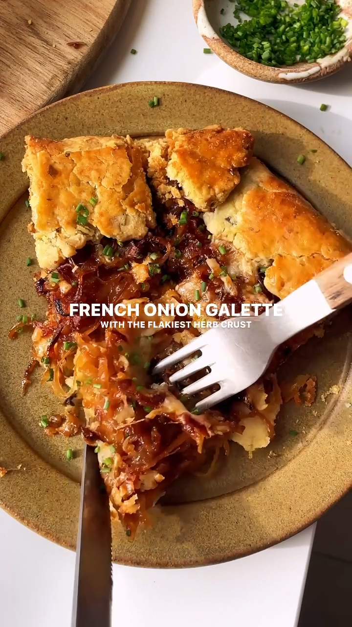Cheesy French Onion Galette