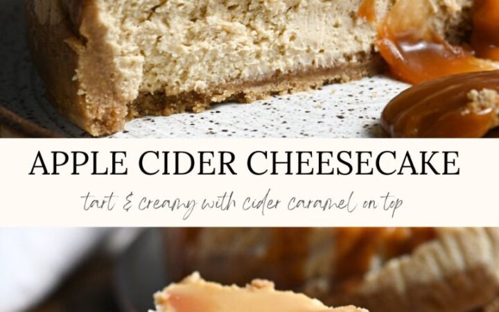 apple cider cheesecake