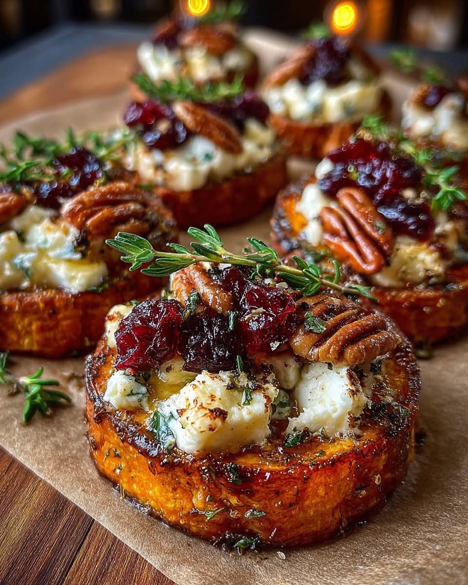 Sweet Potato Rounds Appetizer