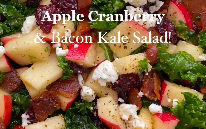 cranberry kale salad