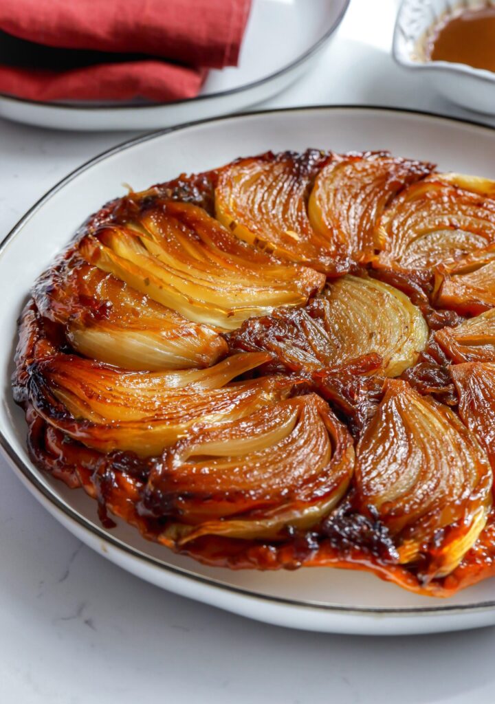upside down onion tart