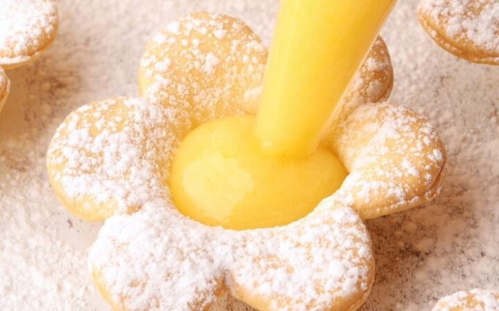 lemon flower tarts