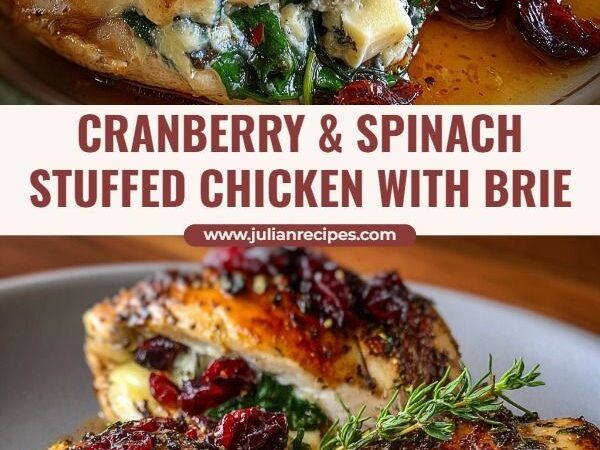 chicken brie cranberry skillet