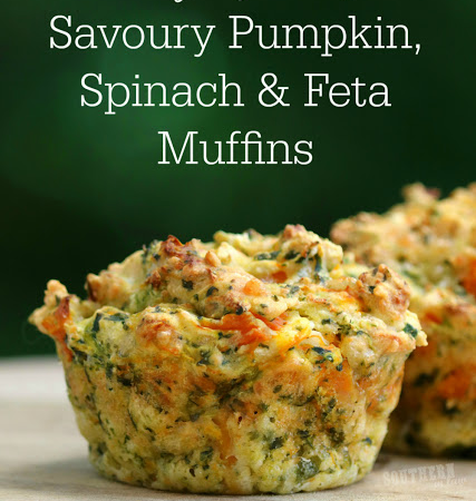 pumpkin spinach muffins