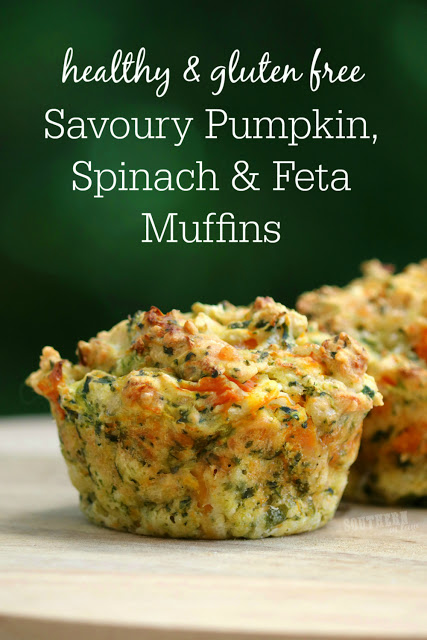 pumpkin spinach muffins
