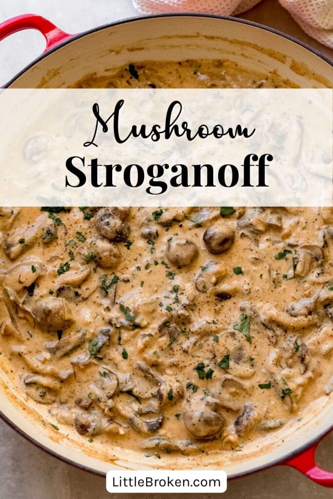 creamy garlic butter white mushrooms