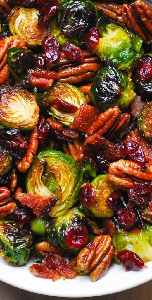 brussels sprouts with bacon and balsamic glaze