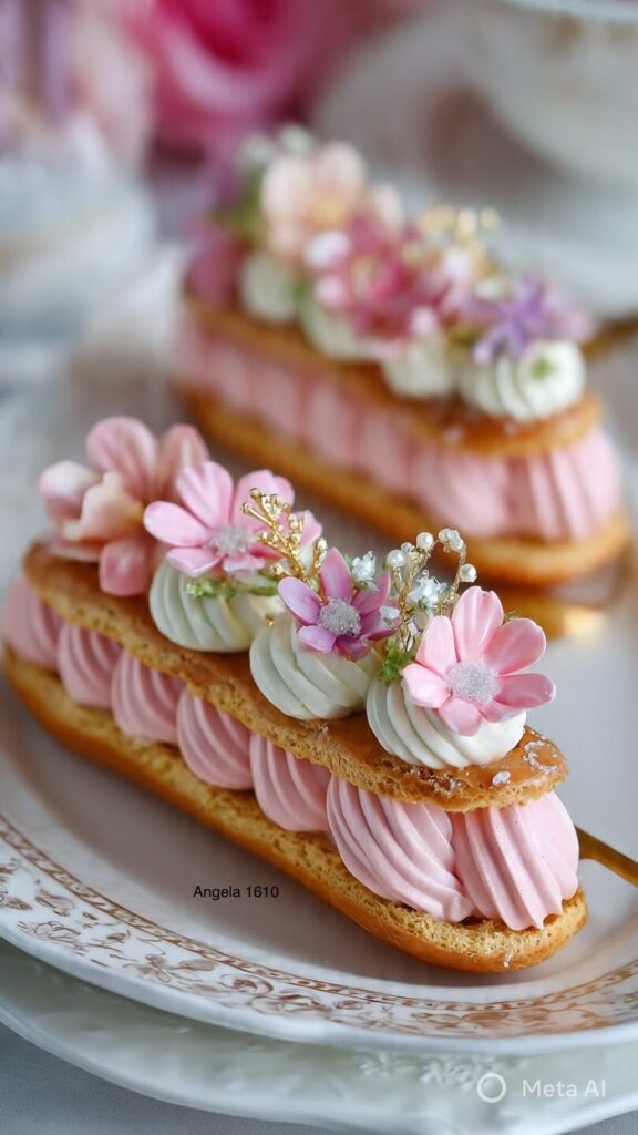 rose petal cupcakes