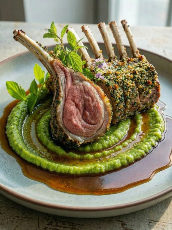 herb crusted rack of lamb recipe