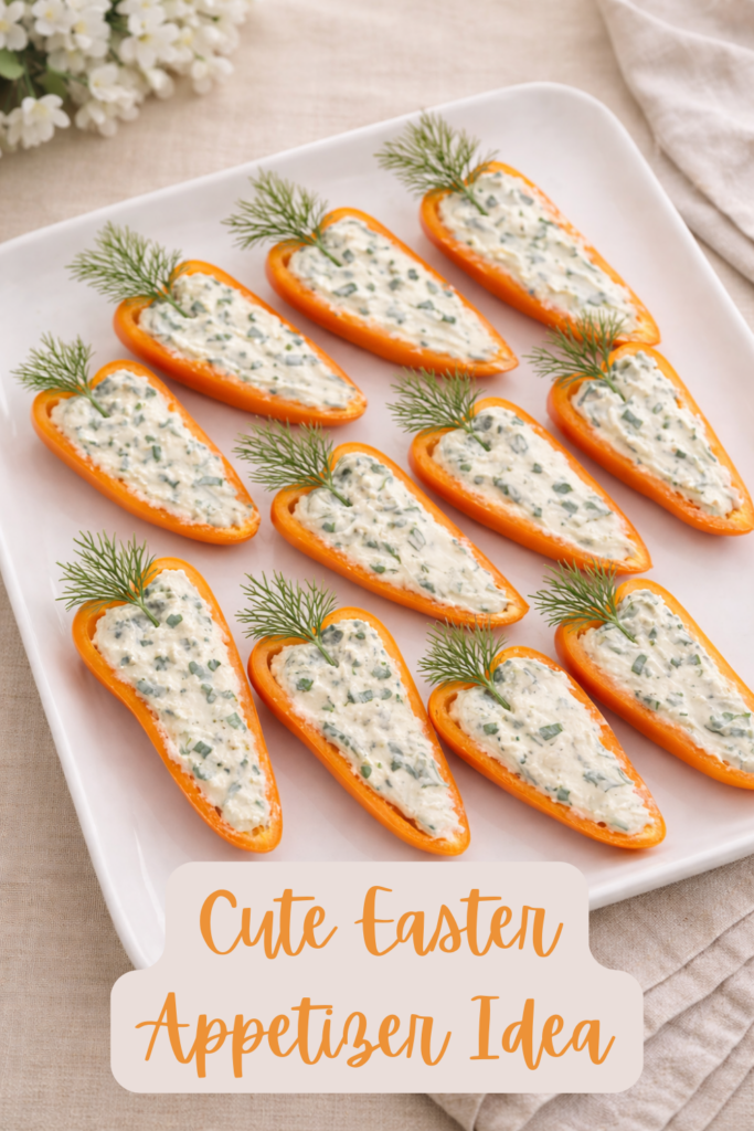 easter carrot stuffed peppers