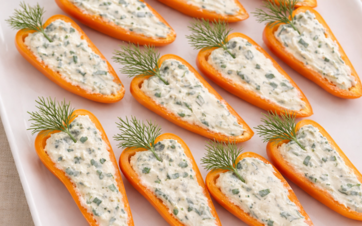 easter carrot stuffed peppers