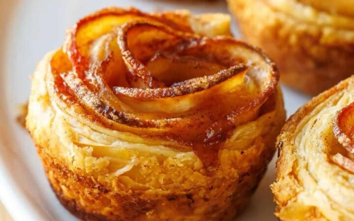 apple roses puff pastry
