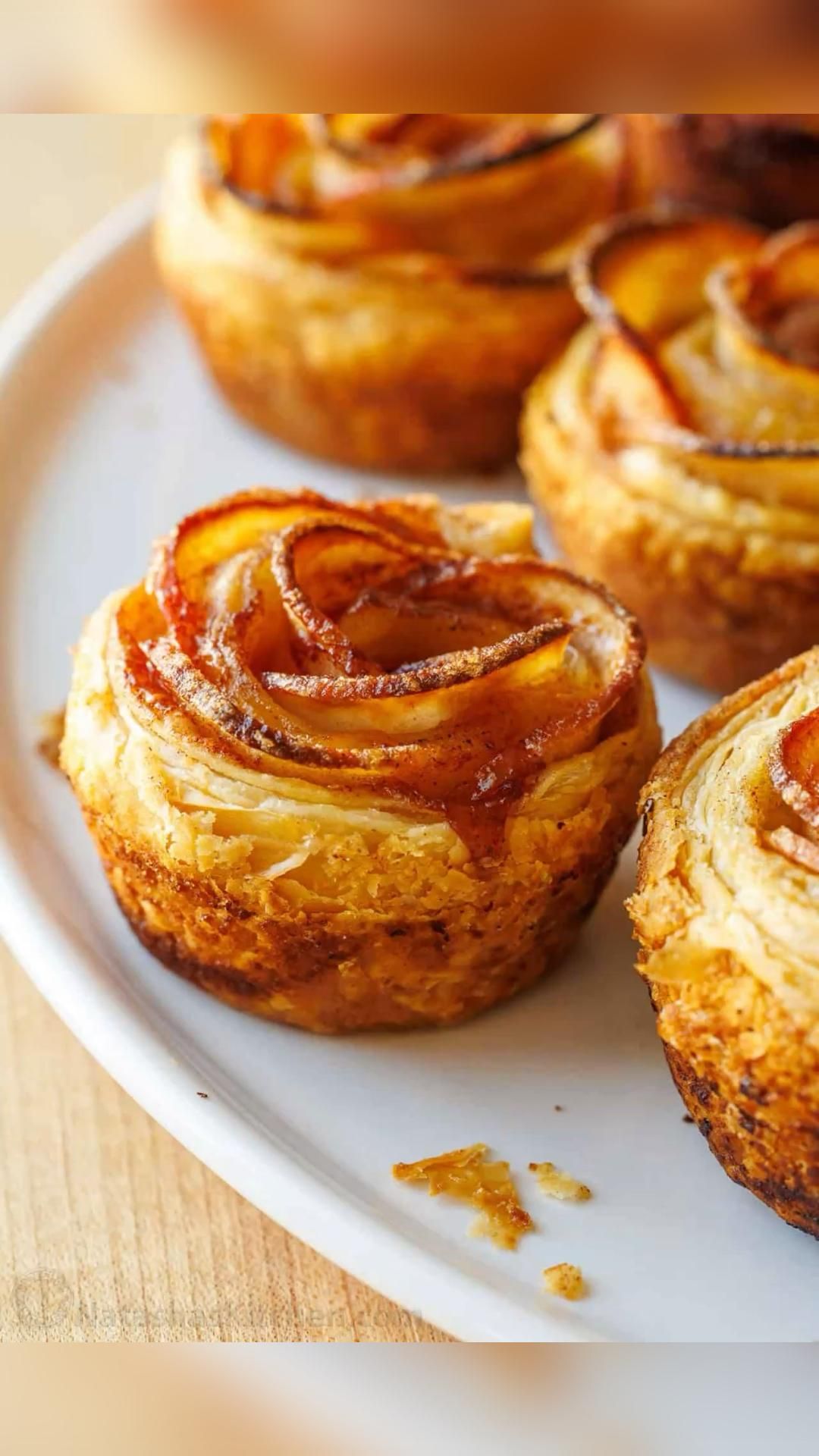 Apple Roses Puff Pastry