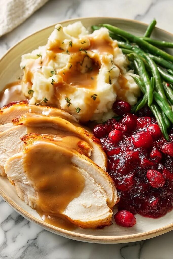 classic turkey dinner plate recipe