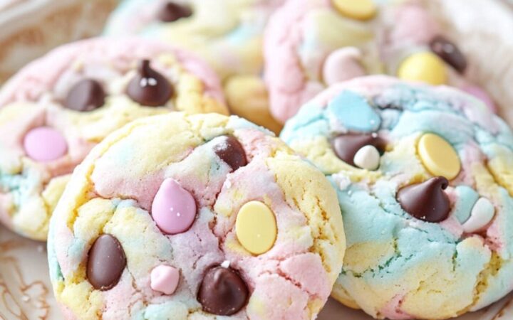 easter chocolate chip cookies