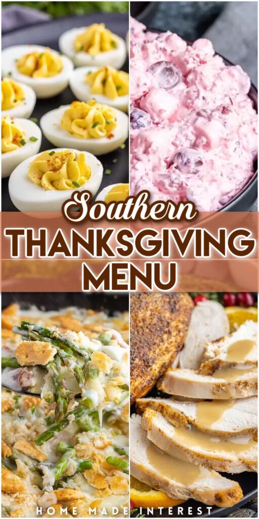 southern thanksgiving menu