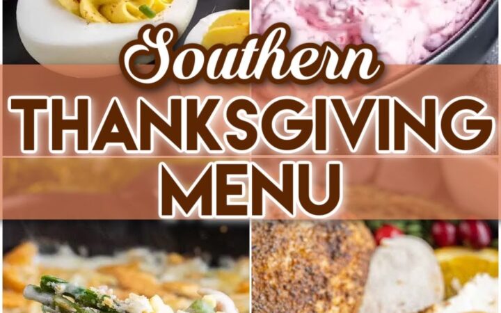 southern thanksgiving menu