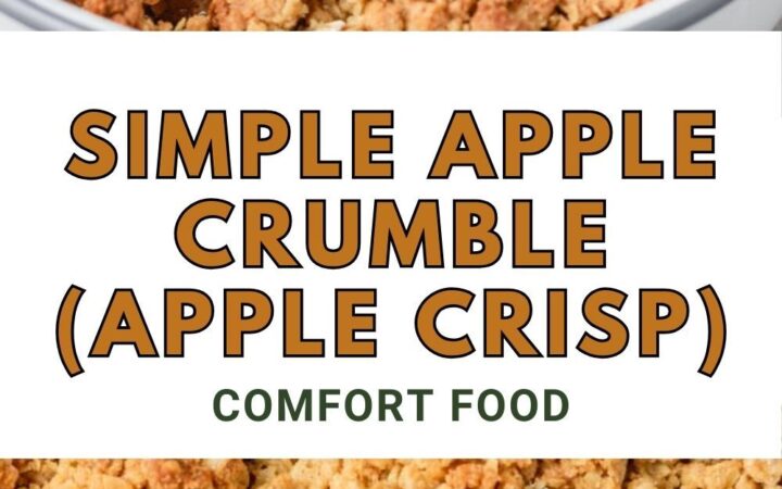 easy apple crumble recipe