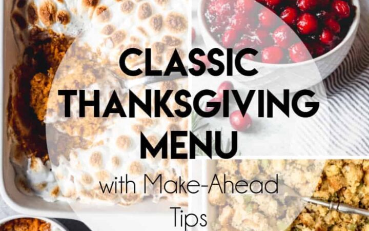 classic thanksgiving feast