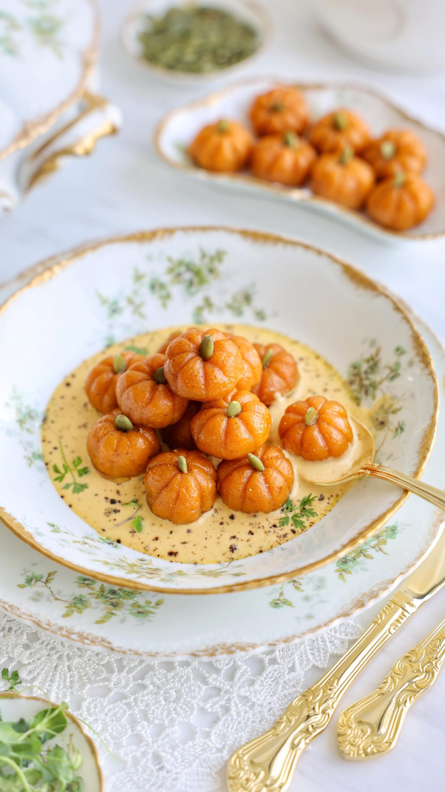 Pumpkin-Shaped Gnocchi