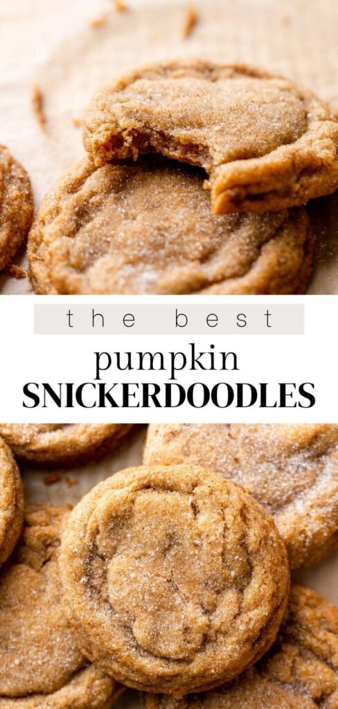 healthy pumpkin snickerdoodle cookies
