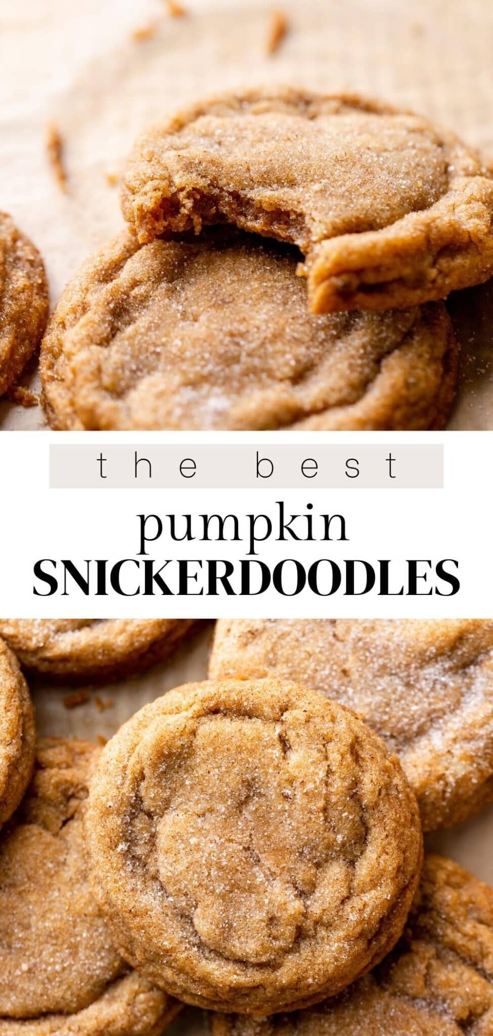 Healthy Pumpkin Snickerdoodle Cookies
