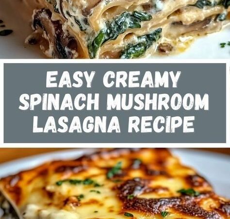sausage mushroom lasagna