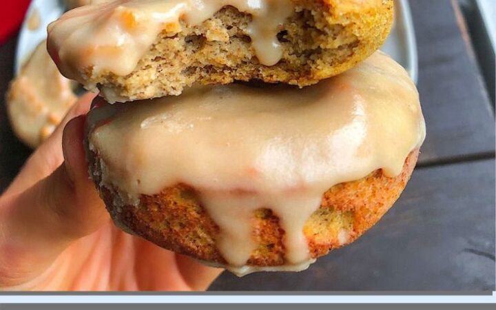 homemade clean eating pumpkin donuts