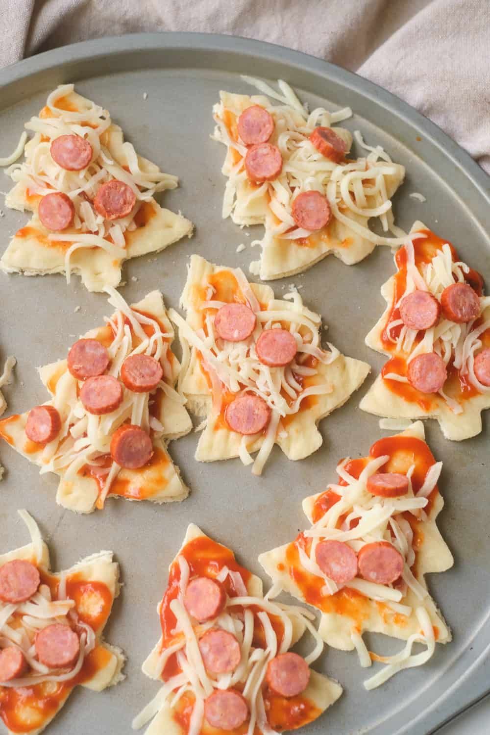 Christmas Tree Pizza