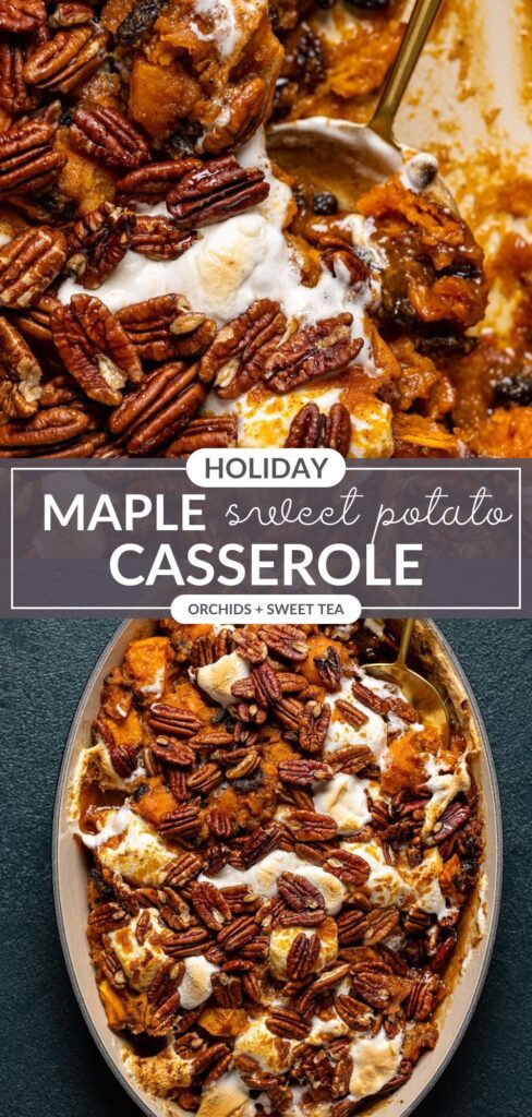 southern maple sweet potato casserole