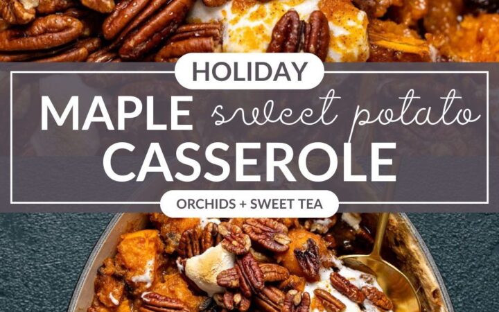 southern maple sweet potato casserole