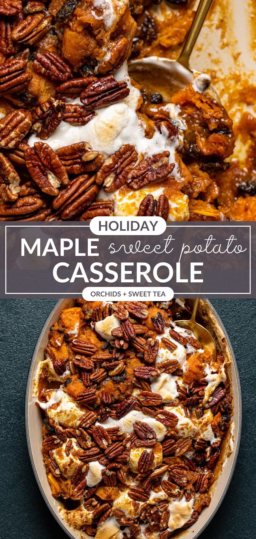 Southern Maple Sweet Potato Casserole