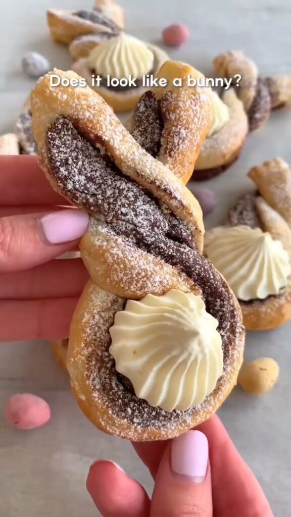 easter bunny pastries