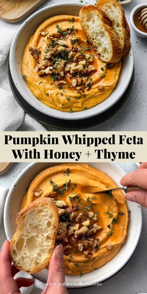 pumpkin whipped feta dip