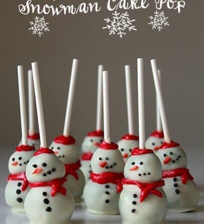 snowman cake pops recipe