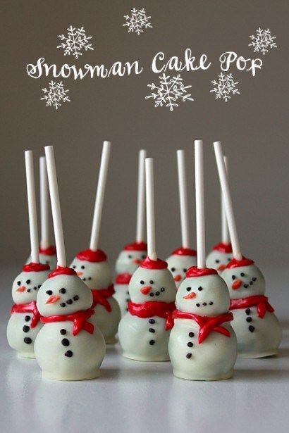snowman cake pops recipe