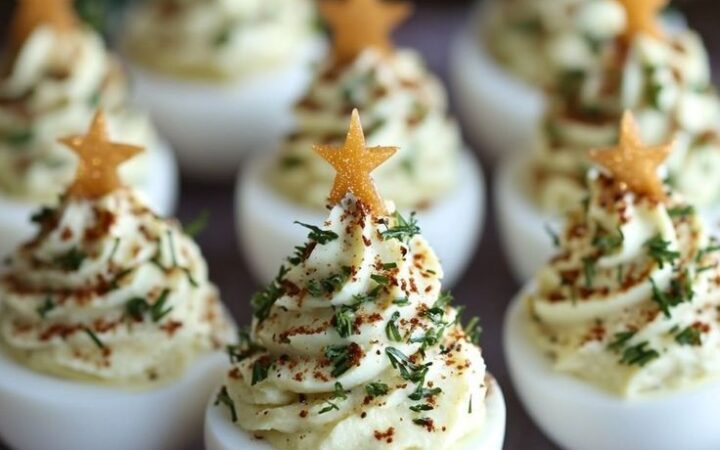 christmas tree deviled eggs