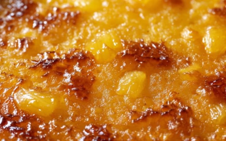 baked pineapple with ritz crackers