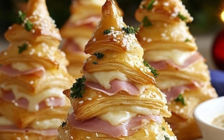 ham and cheese christmas trees