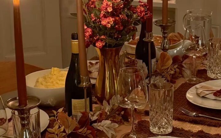 thanksgiving table place settings