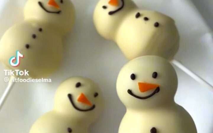 snowman cake pops recipe
